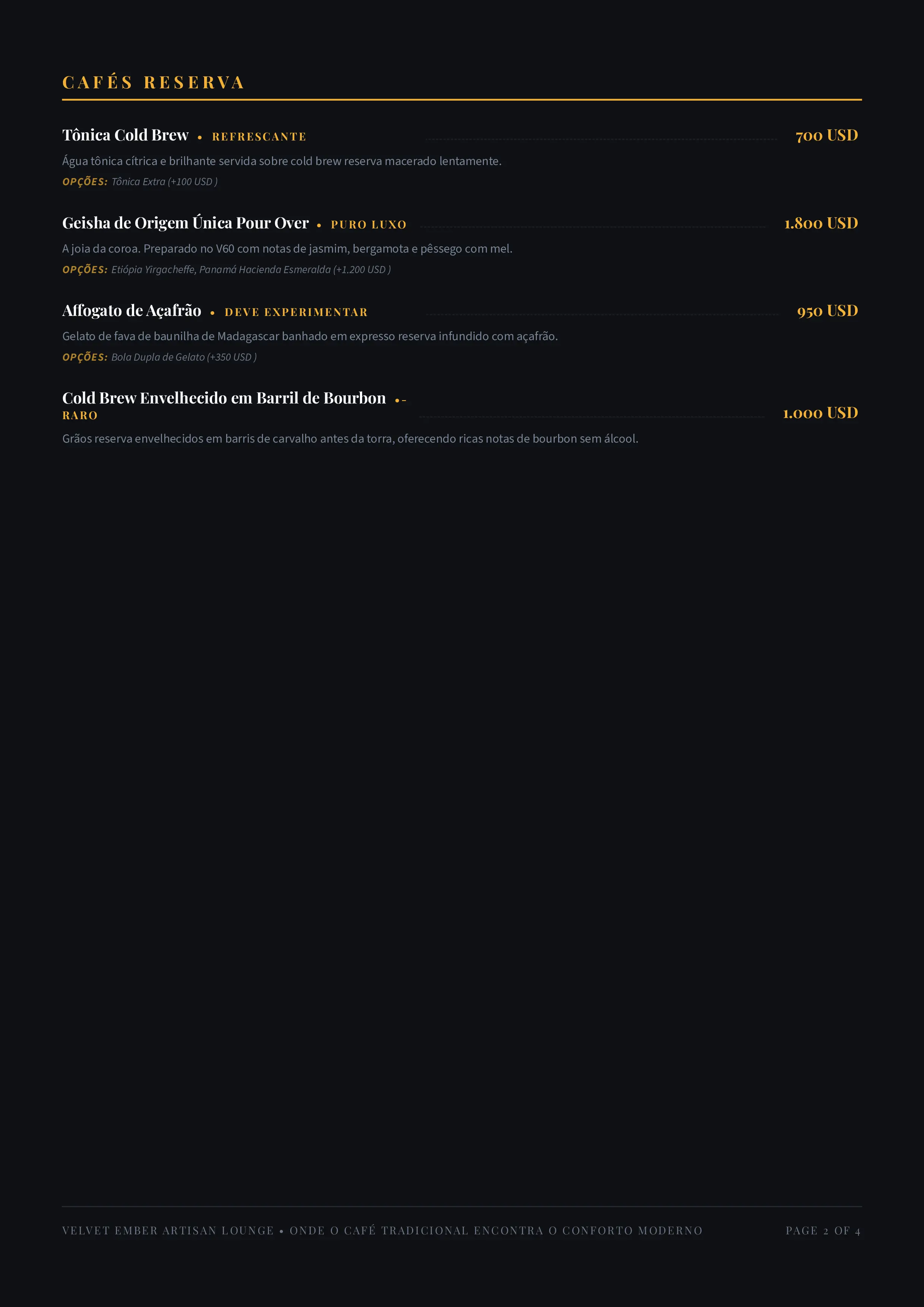 Menu Page 2