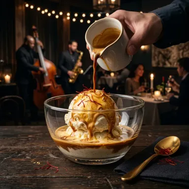 Saffron Affogato