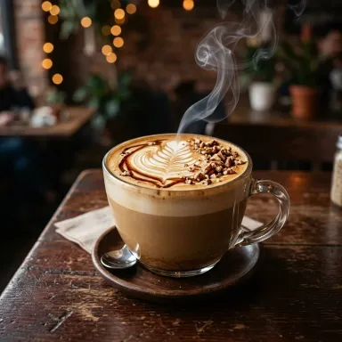 Smoked Maple Pecan Latte
