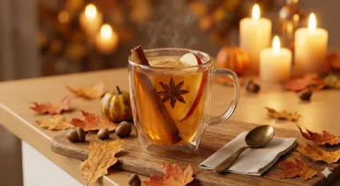 Spiced Apple Cider Mocktail